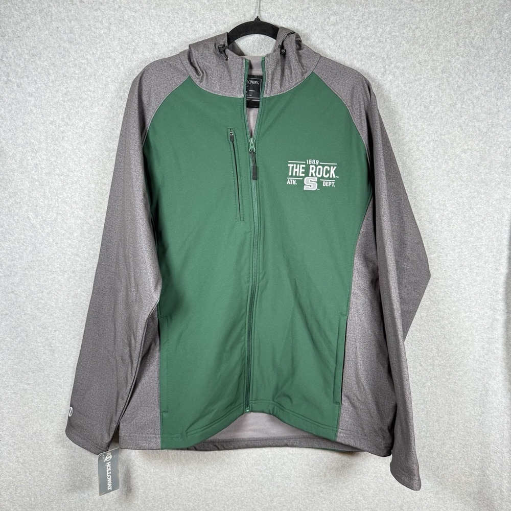 Holloway slippery rock the rock jacket adult unisex large raider soft shell zip